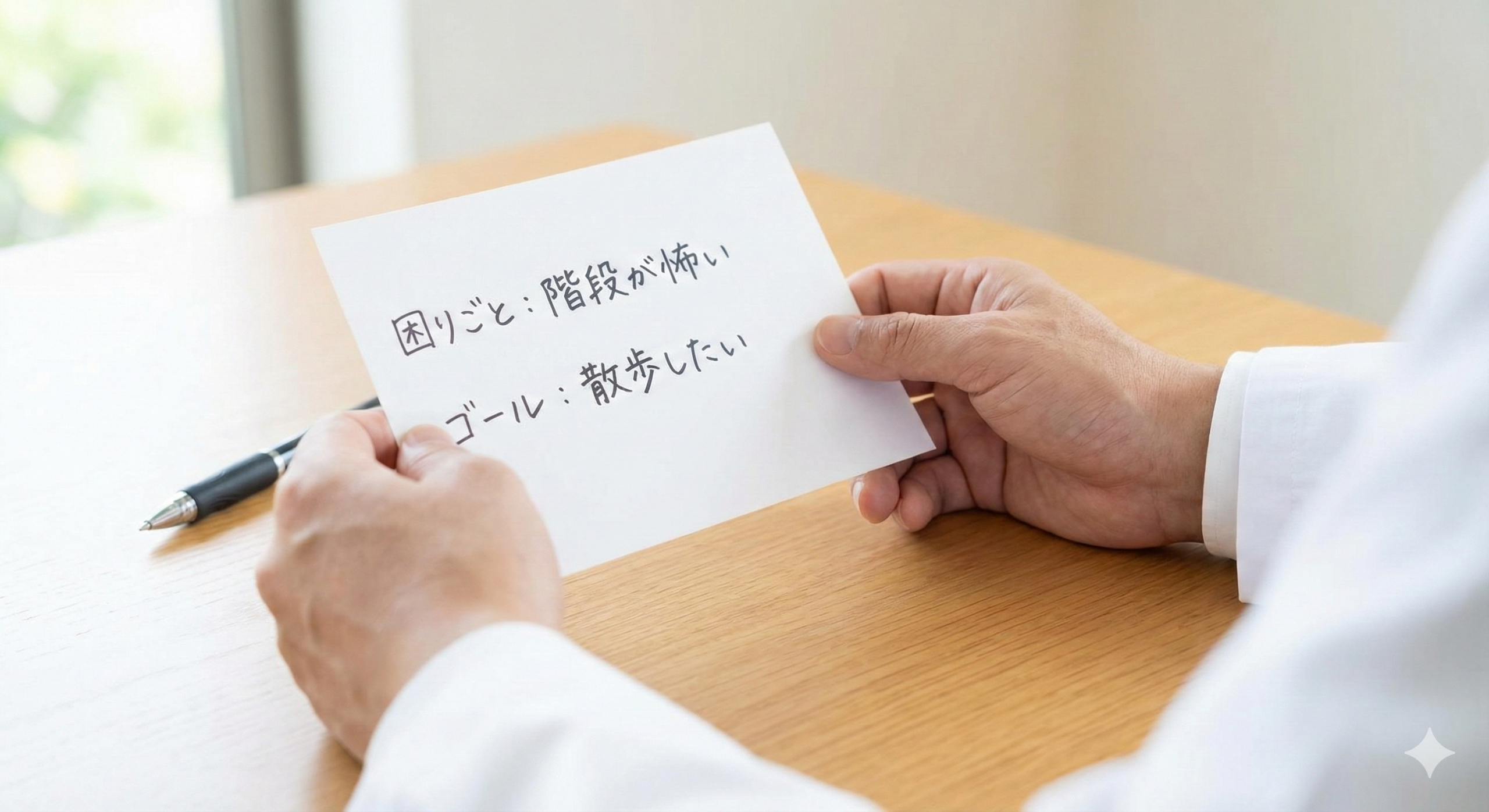 痛みのレベルと具体的な困りごとのメモ